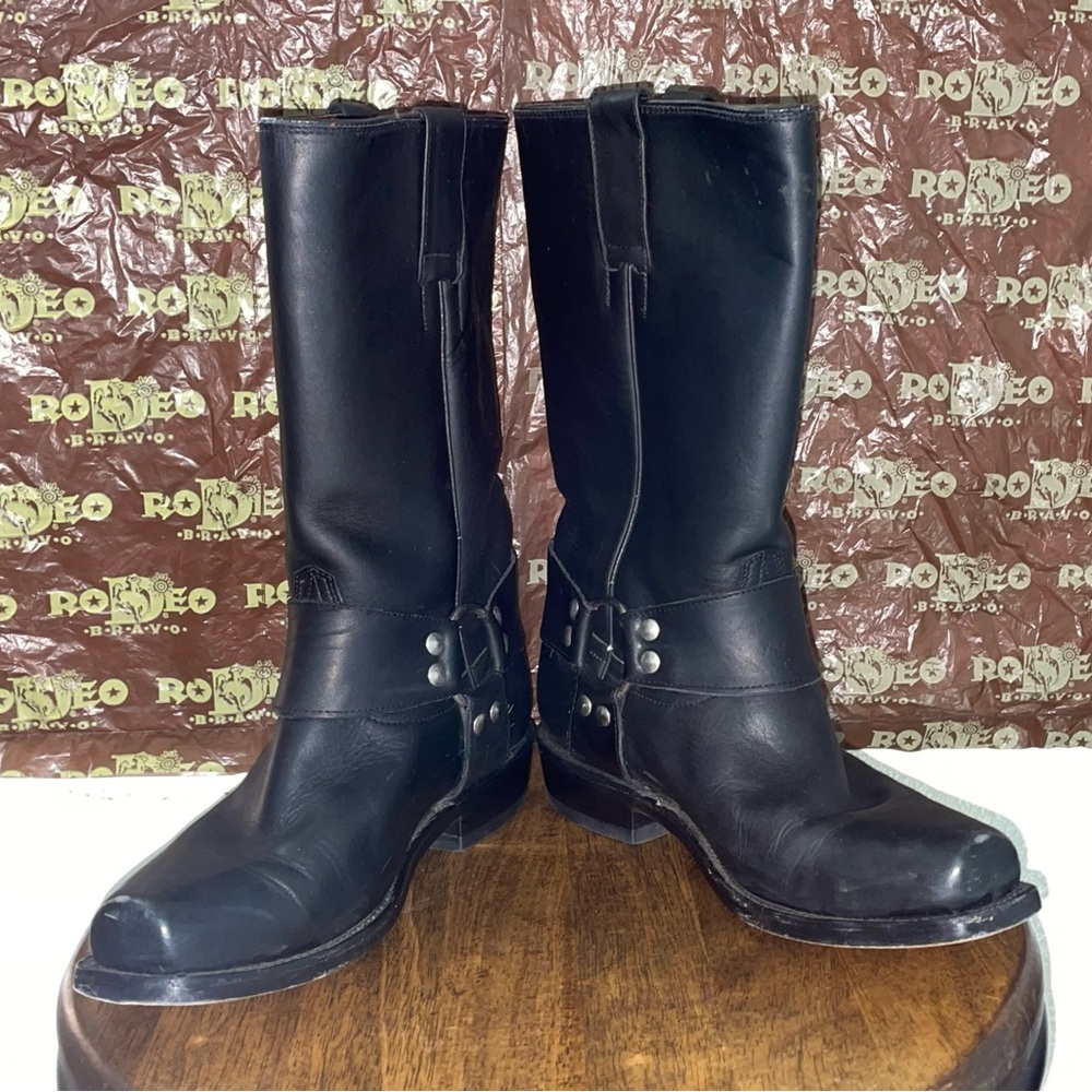 RODEO BRAVO Men's Biker Boot 134 Black Used